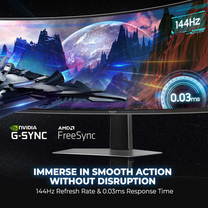 Armaggeddon PXP 49 UXO C Samsung Display 49-inch Curved QD-OLED DQHD Gaming Monitor — product image 6