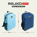 Armaggeddon Reload 5 Recycled 15.6 Inch Laptop Backpack with Anti Theft Zip, Bottle Pocket & Adjustable Straps