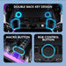 Armaggeddon Morph 7 RGB Nitro Wireless Gaming Controller Bluetooth 5.0, 2.4GHz & Wired, 6-Axis Motion, Phone Clip