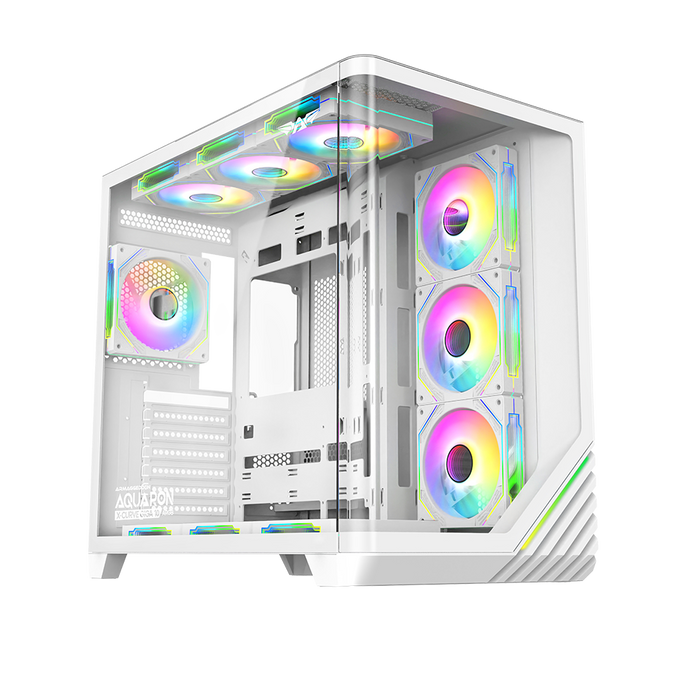 ARMAGGEDDON X-CURVE GIGA 10 PC chassis detail view