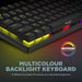 Armaggeddon MKA 2C Neo Psychraven 87 Key Mechanical Gaming Keyboard Hot Swappable Linear Switches, Multicolour Backlight, USB Wired