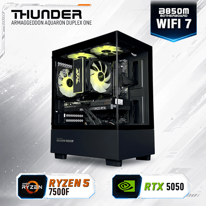 Armaggeddon Gaming PC – AMD Ryzen 5 7500F + RTX 5050 | Custom Built Desktop