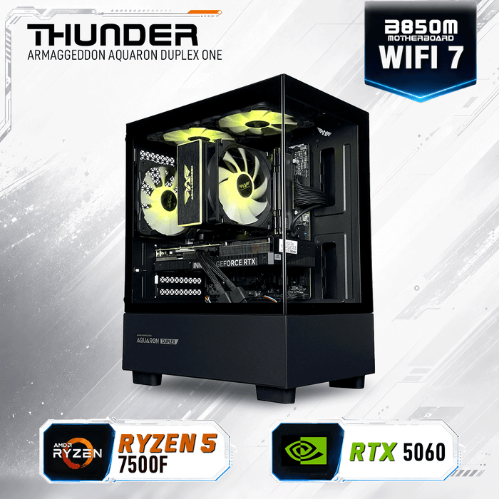 Armaggeddon Gaming PC – AMD Ryzen 5 7500F + RTX 5060 | Custom Built Desktop
