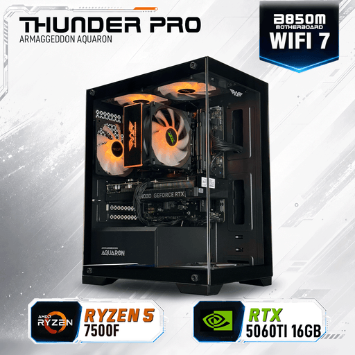 Armaggeddon Gaming PC – AMD Ryzen 5 7500F + RTX 5060Ti 16GB | Custom Built Desktop