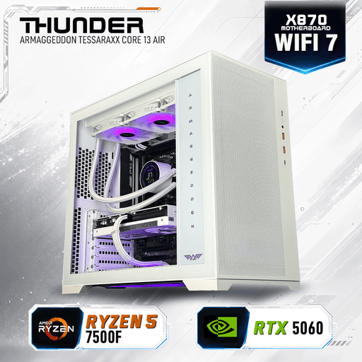 Armaggeddon Gaming PC – AMD Ryzen 5 7500F + RTX 5060 | Extreme Performance Build