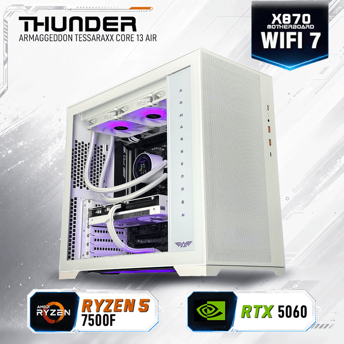 Armaggeddon Gaming PC – AMD Ryzen 5 7500F + RTX 5060 | Extreme Performance Build