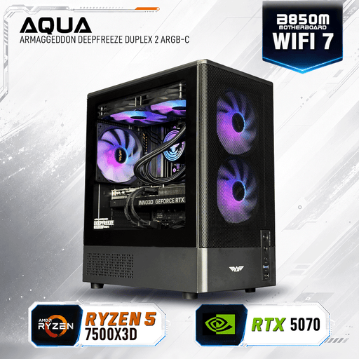 Armaggeddon Gaming PC – AMD Ryzen 5 7500X3D + RTX 5070 | Custom Built Desktop