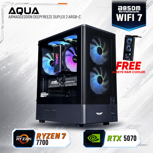 Armaggeddon Gaming PC – AMD Ryzen 7 7700 + RTX 5070 | Custom Built Desktop
