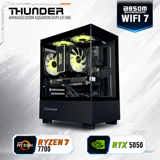 Armaggeddon Gaming PC – AMD Ryzen 7 7700 + RTX 5050 | Custom Built Desktop