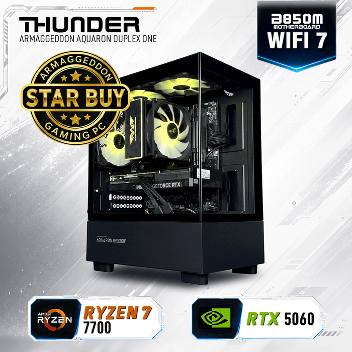 Armaggeddon Gaming PC – AMD Ryzen 7 7700 + RTX 5060 | Star Buy