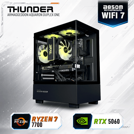Armaggeddon Gaming PC – AMD Ryzen 7 7700 + RTX 5060 | Custom Built Desktop
