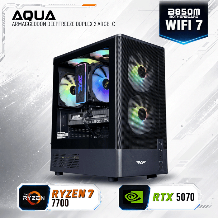 Armaggeddon Gaming PC – AMD Ryzen 7 7700 + RTX 5070 | Custom Built Desktop