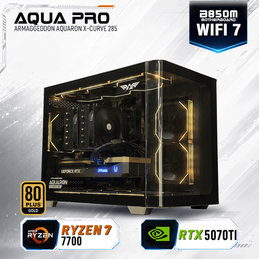 Armaggeddon Gaming PC - AMD Ryzen 7 7700 + RTX 5070Ti | Custom Built Desktop