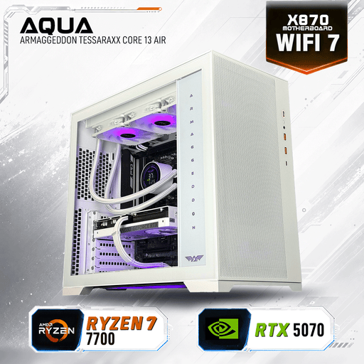Armaggeddon Gaming PC – AMD Ryzen 7 7700 + RTX 5070 | Extreme Performance Build