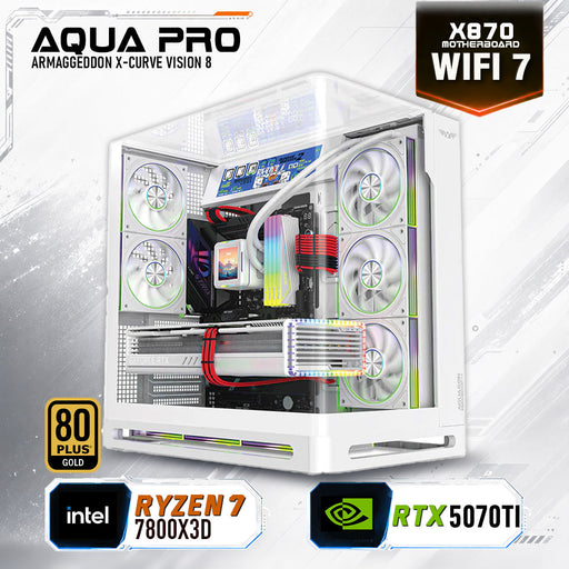 Armaggeddon High-End Gaming PC – AMD Ryzen 7 7800X3D + RTX 5070Ti | Extreme Performance Build