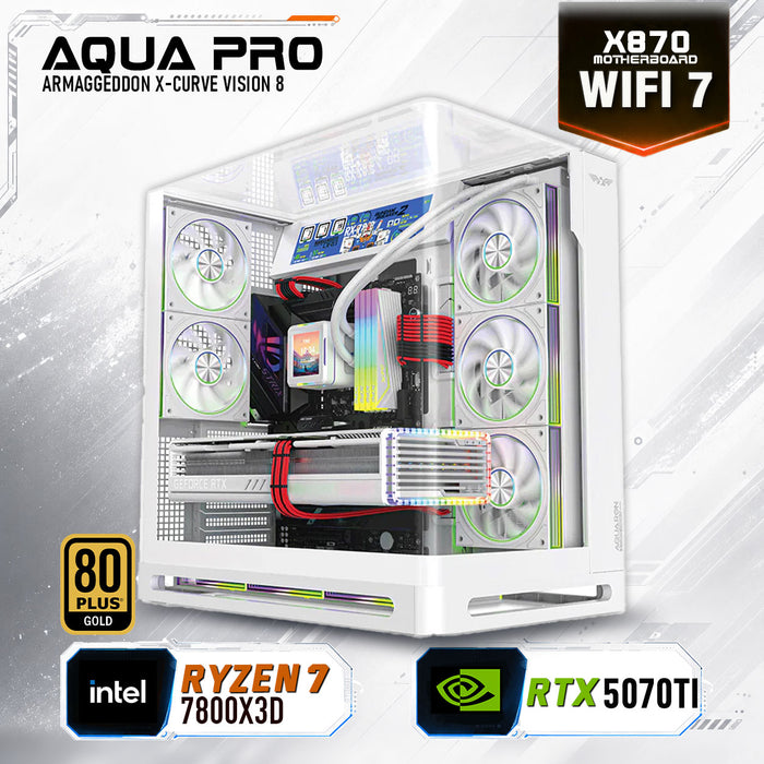 Armaggeddon High-End Gaming PC – AMD Ryzen 7 7800X3D + RTX 5070Ti | Extreme Performance Build