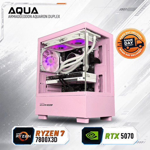 Armaggeddon Gaming PC – AMD Ryzen 7 7800X3D + RTX 5070 | SAME DAY DELIVERY
