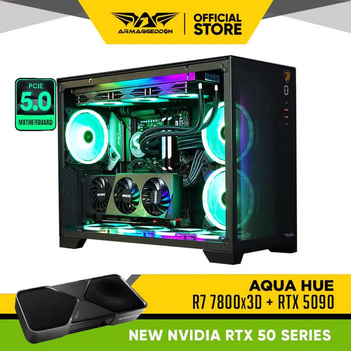 AQUA HUE R7 7800X3D + RTX 5090