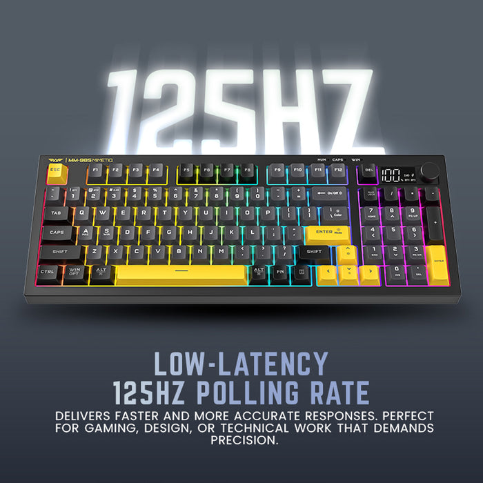 Armaggeddon MM-98S MIMETIQ tri-mode wireless keyboard