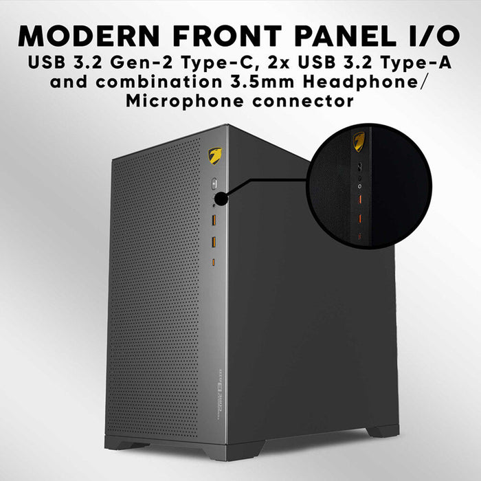 ARMAGGEDDON CORE 13 AIR PC chassis detail view