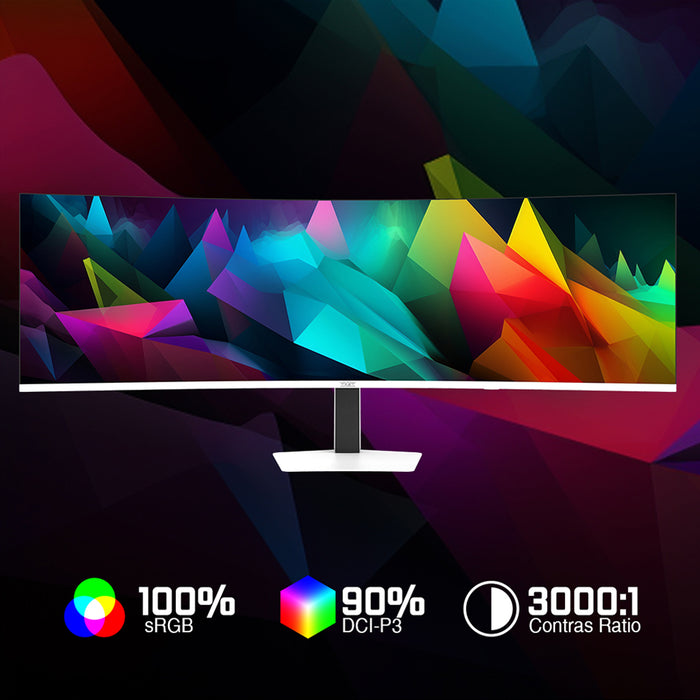 Armaggeddon PXP 49 PRO 49-inch Curved DQHD 5120x1440 144Hz Ultrawide Gaming Monitor — product image 10