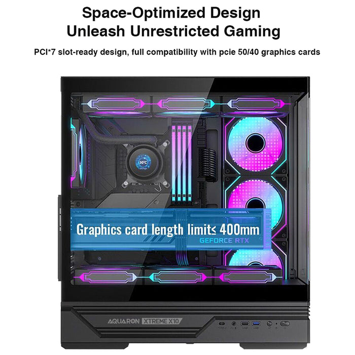 ARMAGGEDDON XTREME X10 PC chassis detail view