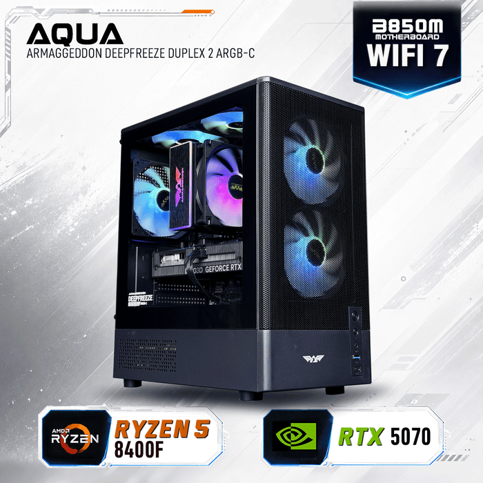 Armaggeddon Gaming PC – AMD Ryzen 5 8400F + RTX 5070 | Custom Built Desktop