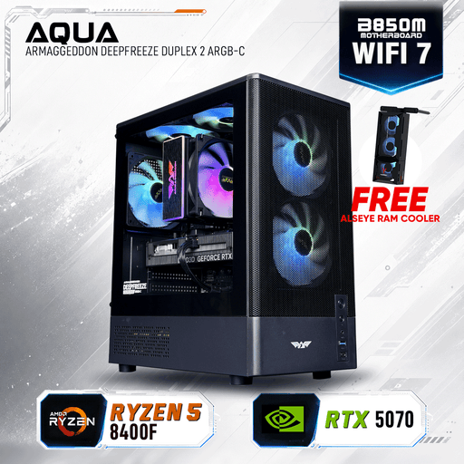 Armaggeddon Gaming PC – AMD Ryzen 5 8400F + RTX 5070 | Custom Built Desktop