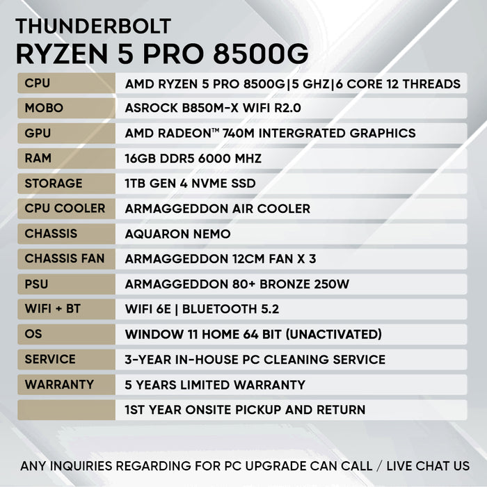 RYZEN 5 PRO 8500G | Best Entry Level for Gaming and Office