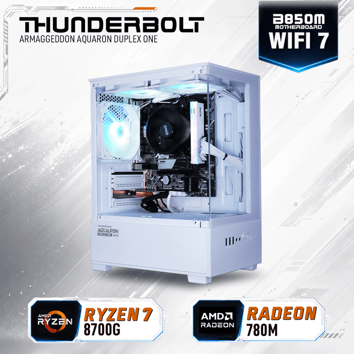 Armaggeddon Workstation PC – AMD Ryzen 7 8700G | Productivity Desktop