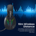 Armaggeddon Cosmic V Quad Mode Wireless RGB Gaming Headset Bluetooth 5.4, 2.4GHz USB-A USB-C, 40mm Drivers & Detachable Mic