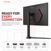 Armaggeddon PXP 24 XGX 24" FHD 600Hz TN Gaming Monitor 0.1ms Adjustable Stand FreeSync & G-SYNC Compatible