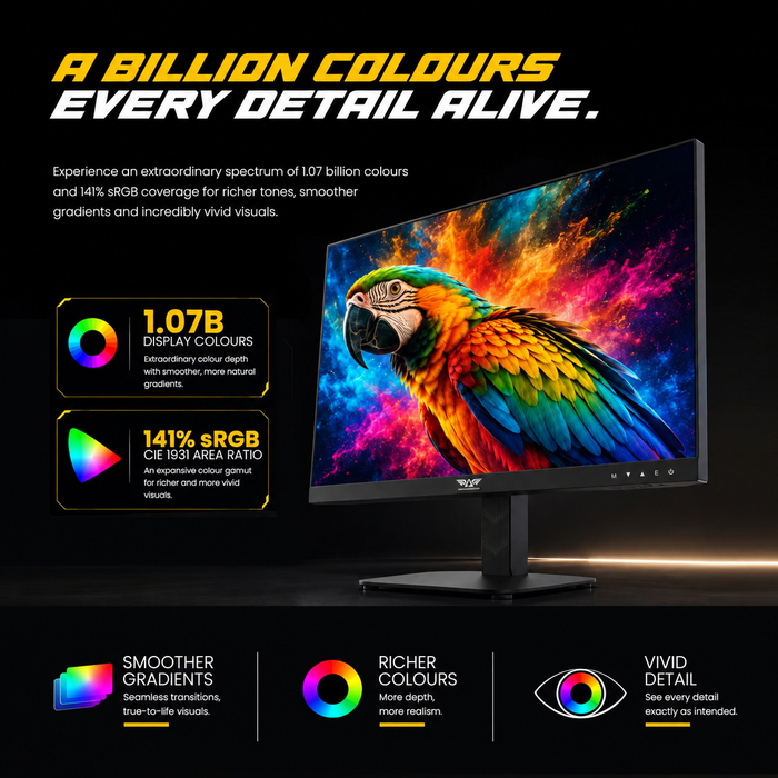 Armaggeddon PXP 27 UXD 27" 4K 160Hz / FHD 320Hz Dual Mode Fast IPS Gaming Monitor 0.5ms HDR400 FreeSync & G-SYNC Compatible