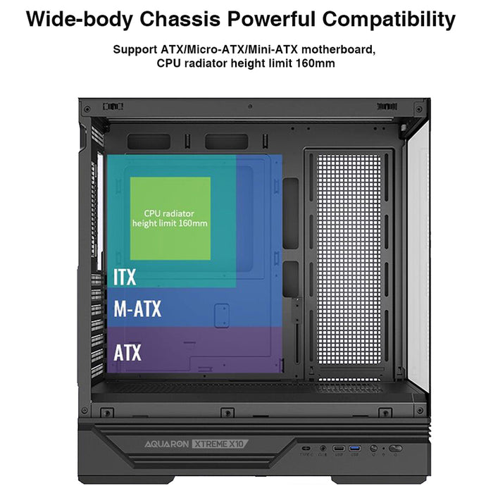 ARMAGGEDDON XTREME X10 PC chassis detail view