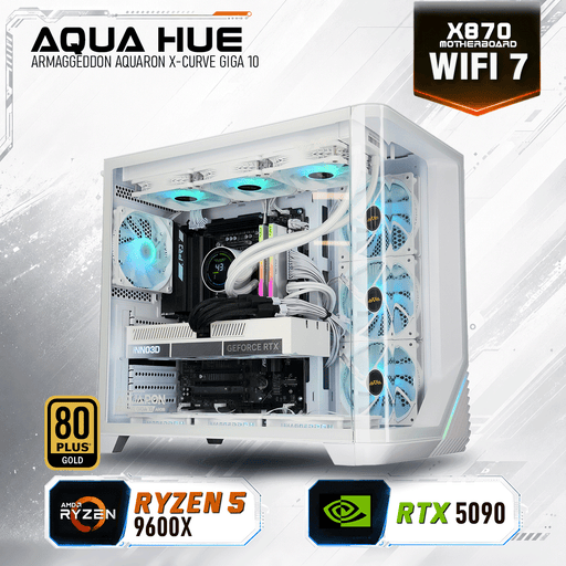 Armaggeddon High-End Gaming PC – AMD Ryzen 5 9600X + RTX 5090 | Extreme Performance Build