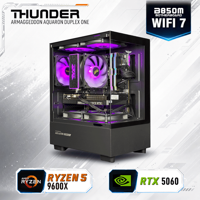 Armaggeddon Gaming PC – AMD Ryzen 5 9600X + RTX 5060 | Custom Built Desktop