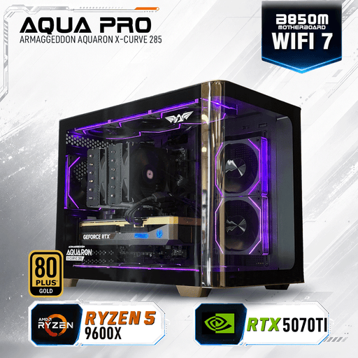 Armaggeddon Gaming PC - AMD RYZEN 5 9600X + RTX 5070Ti | Custom Built Desktop