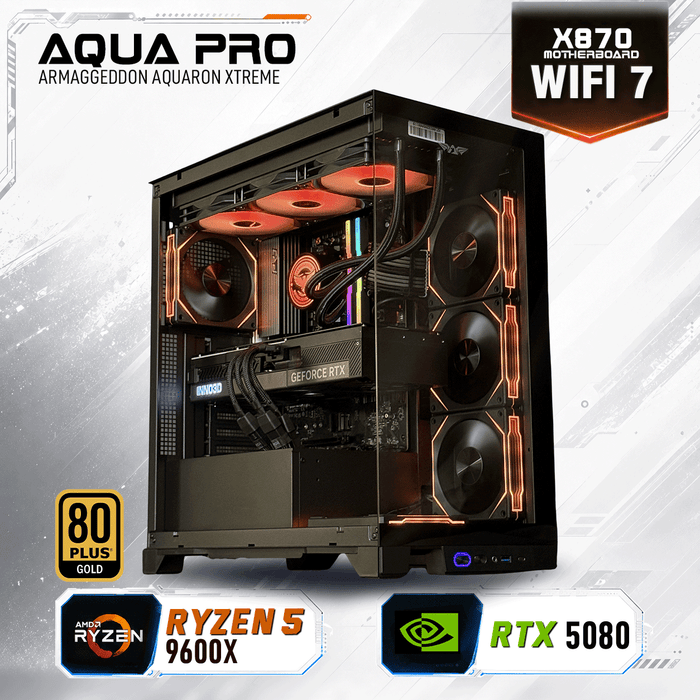 AMD Ryzen 5 9600X RTX 5080 gaming PC