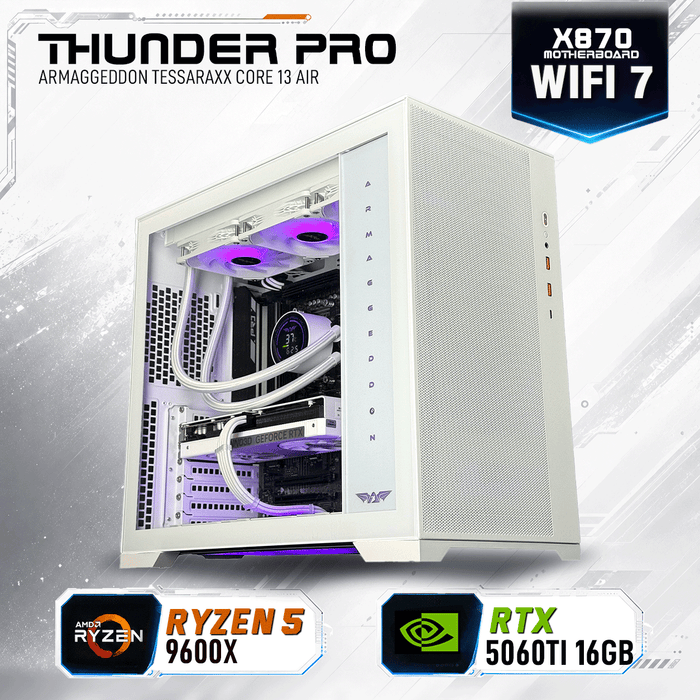Armaggeddon Gaming PC – AMD Ryzen 5 9600X + RTX 5060Ti 16GB | Extreme Performance Build
