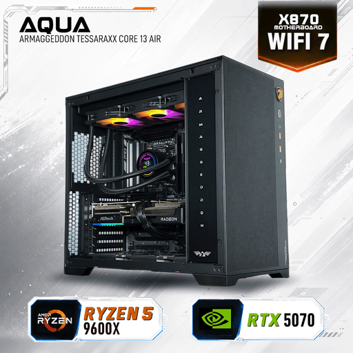 Armaggeddon High-End Gaming PC – Ryzen 5 9600X + RTX 5070 | Extreme Performance Build
