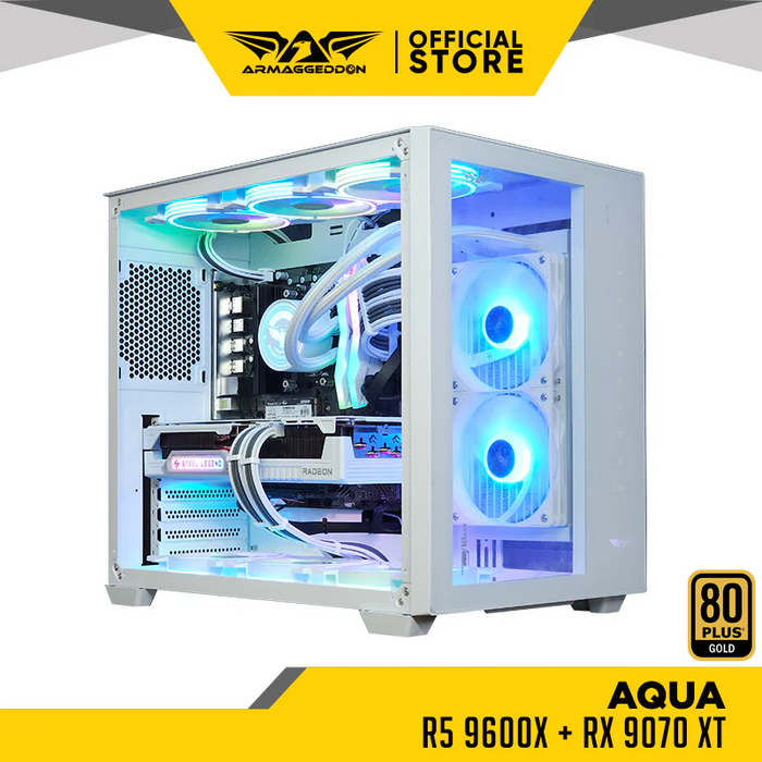 AQUA | R5 9600X + RX 9070XT