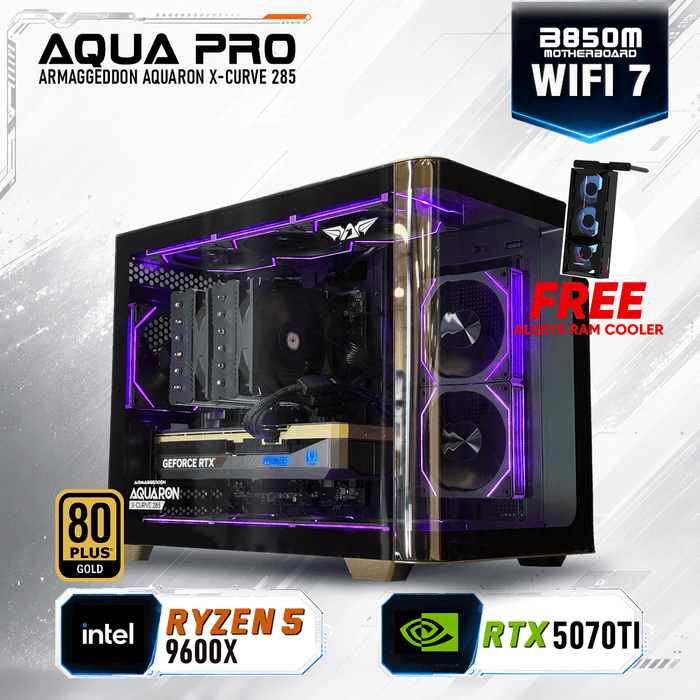 Armaggeddon Gaming PC - AMD RYZEN 5 9600X + RTX 5070Ti | Custom Built Desktop