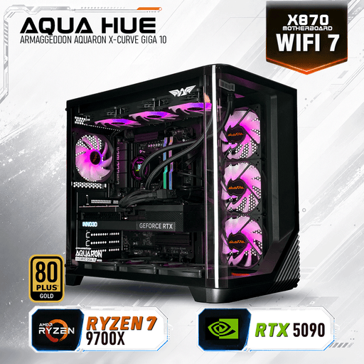 Armaggeddon High-End Gaming PC – AMD Ryzen 7 9700X + RTX 5090 | Extreme Performance Build