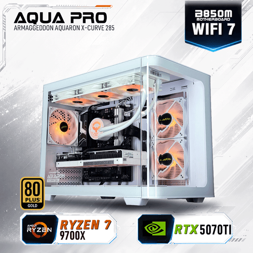 Armaggeddon Gaming PC - AMD RYZEN 7 9700X + RTX 5070Ti | Custom Built Desktop