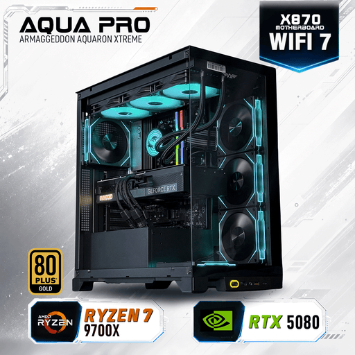 Armaggeddon High-End Gaming PC – AMD Ryzen 7 9700X + RTX 5080 | Extreme Performance Build