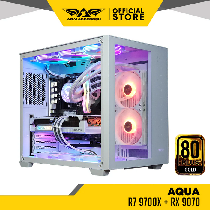 AQUA | R7 9700X + RX 9070