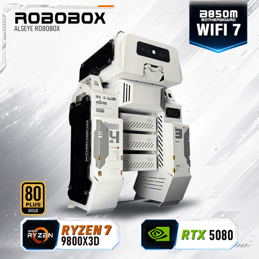 Armaggeddon High-End Gaming PC – AMD Ryzen 7 9800X3D + RTX 5080 | Alseye Robobox