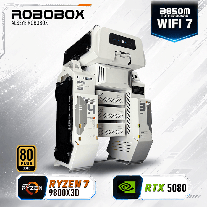 Armaggeddon High-End Gaming PC – AMD Ryzen 7 9800X3D + RTX 5080 | Alseye Robobox