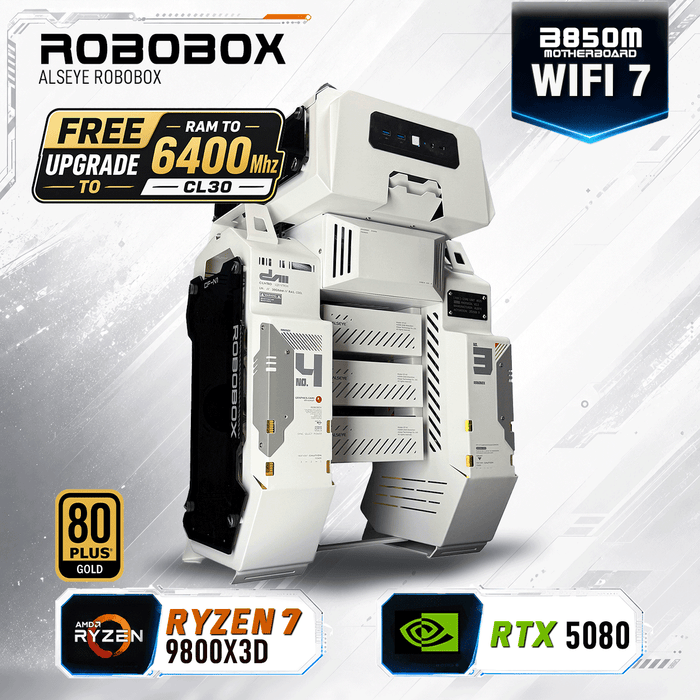 Armaggeddon High-End Gaming PC – AMD Ryzen 7 9800X3D + RTX 5080 | Alseye Robobox