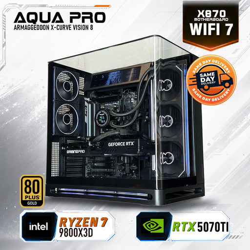Armaggeddon High-End Gaming PC - AMD RYZEN 7 9800X3D + RTX 5070Ti | SAME DAY DELIVERY